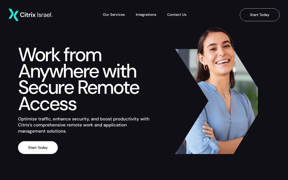 Citrix Israel website homepage