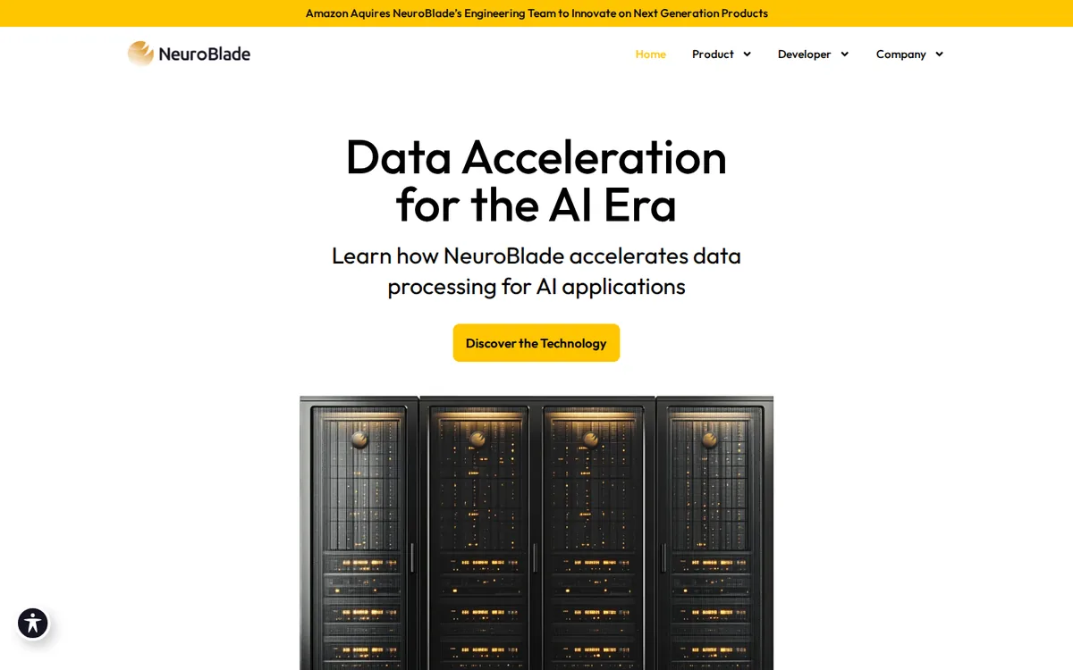 NeuroBlade website homepage